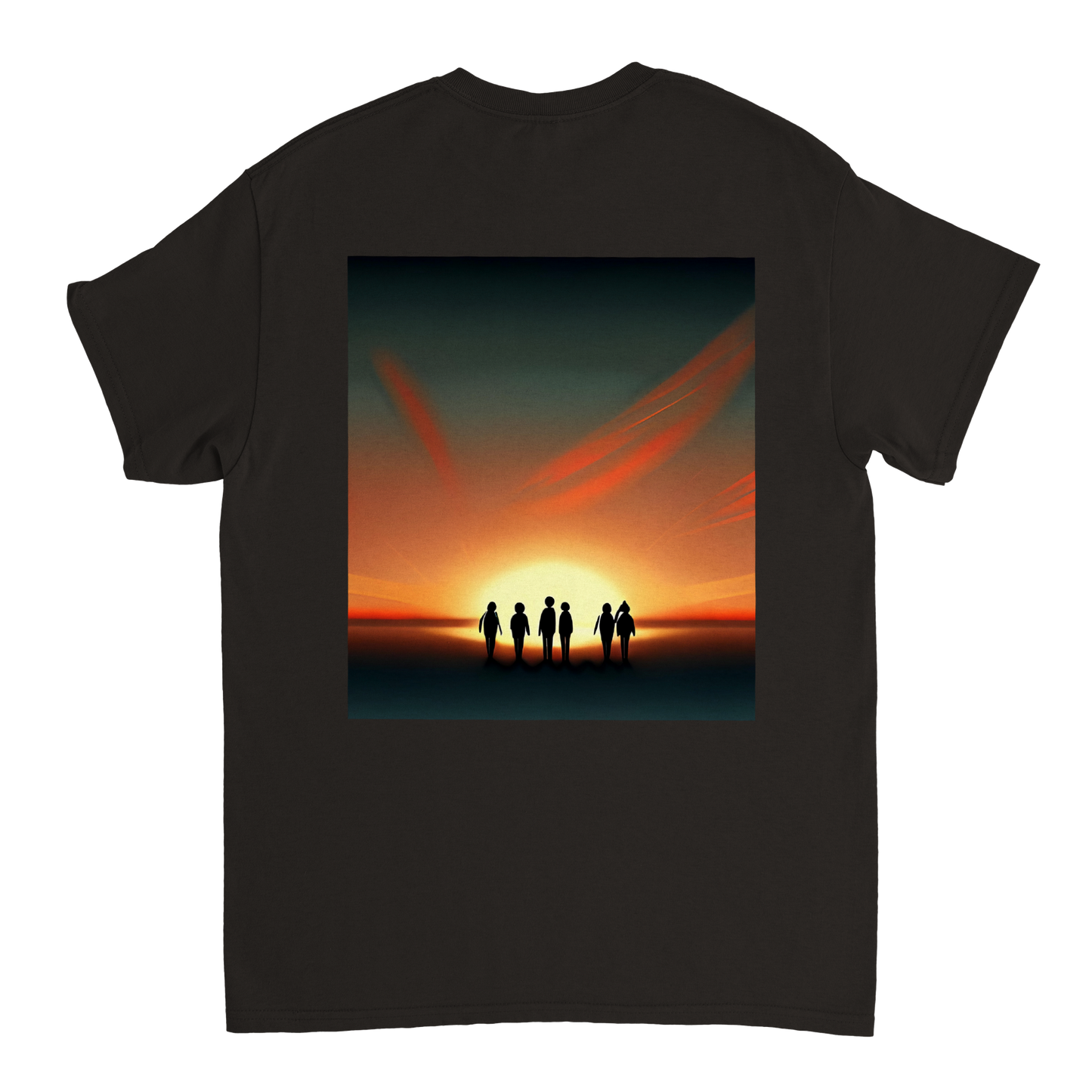 Sunset Horizon T-shirt Black