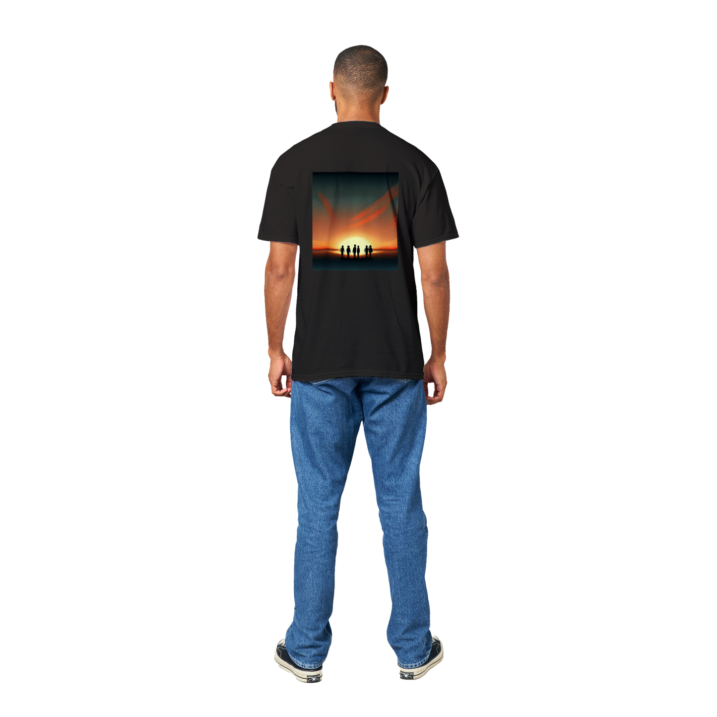 Sunset Horizon T-shirt Black