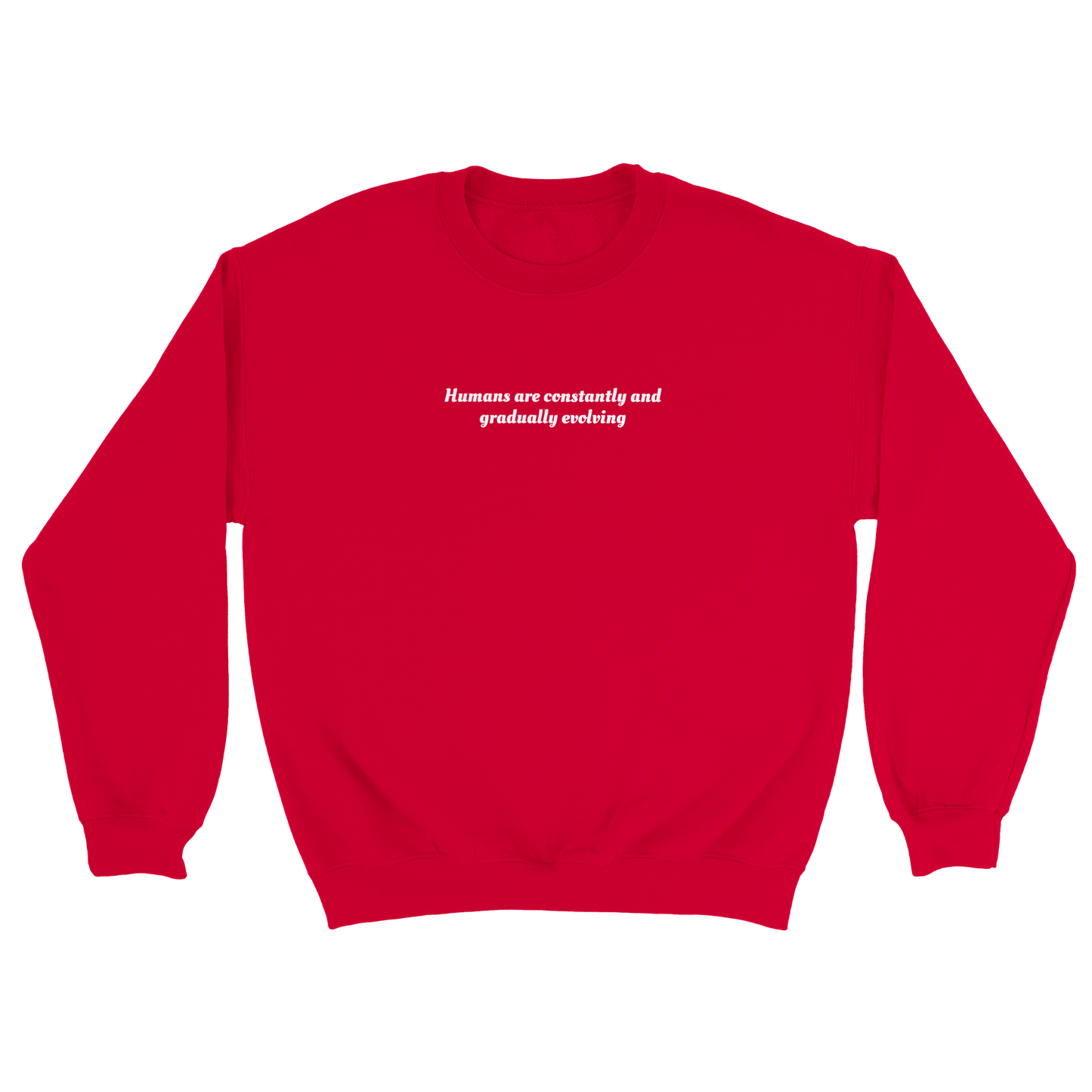 Human Sweatshirt Red
