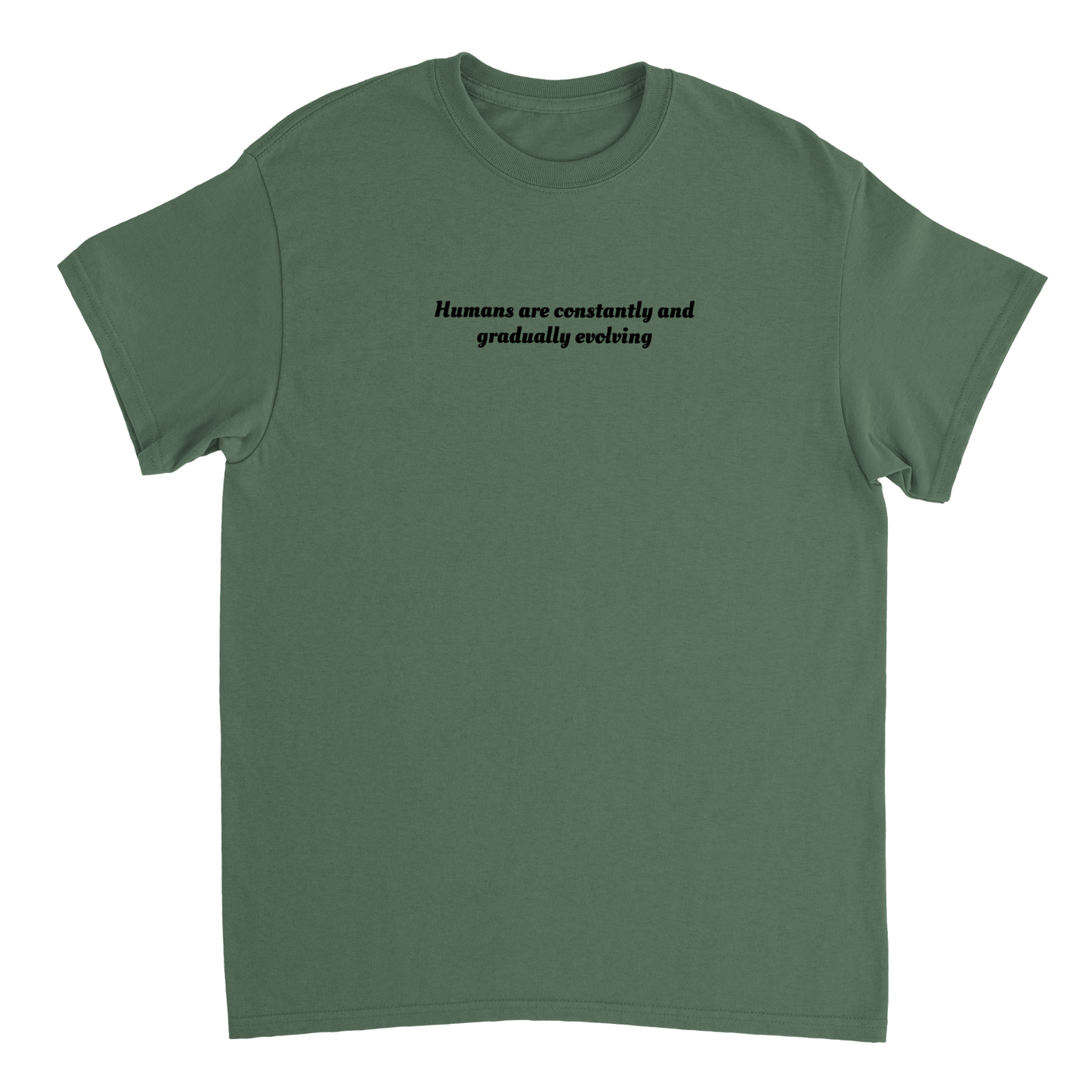 Human T-shirt Green