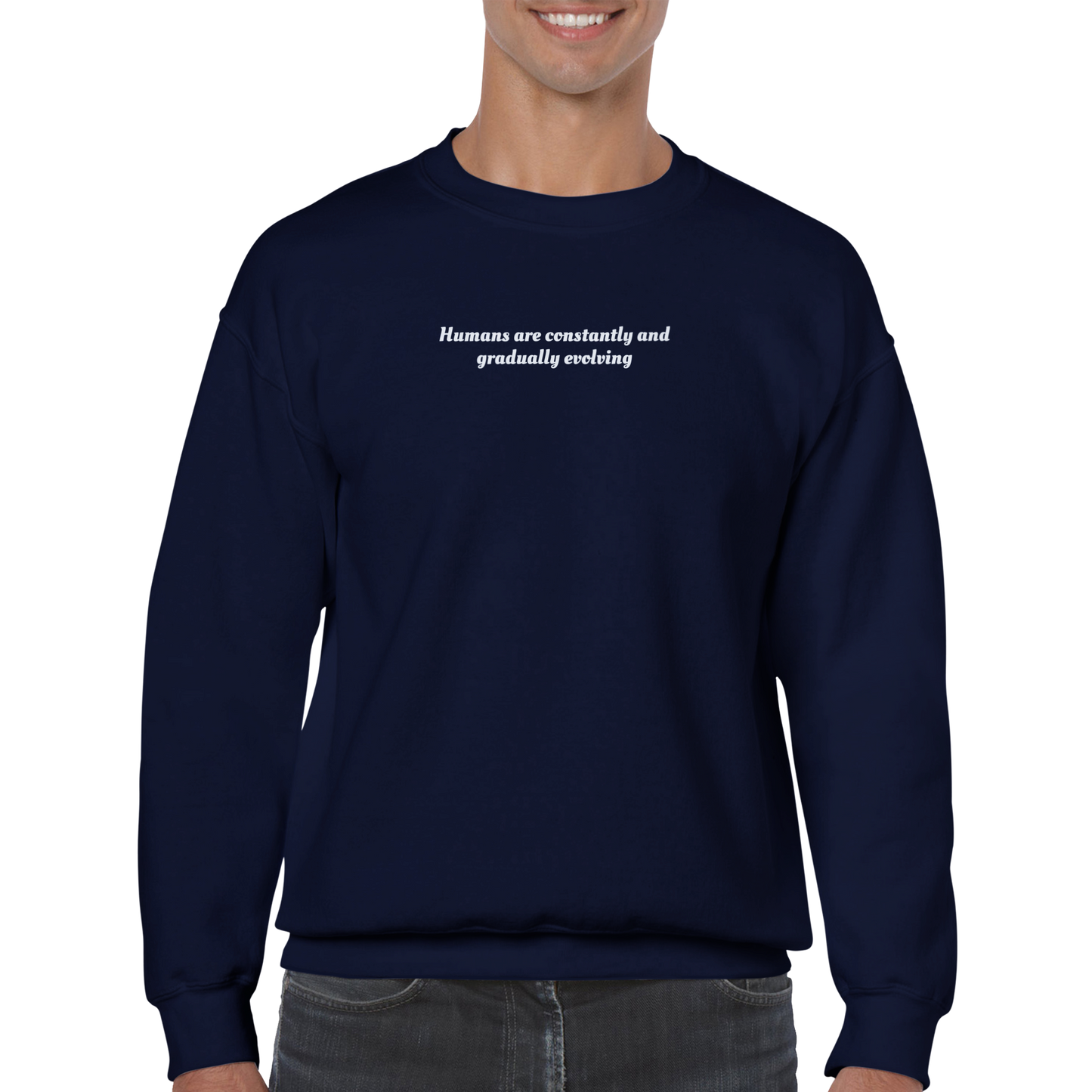 Human Sweatshirt Navy Blue