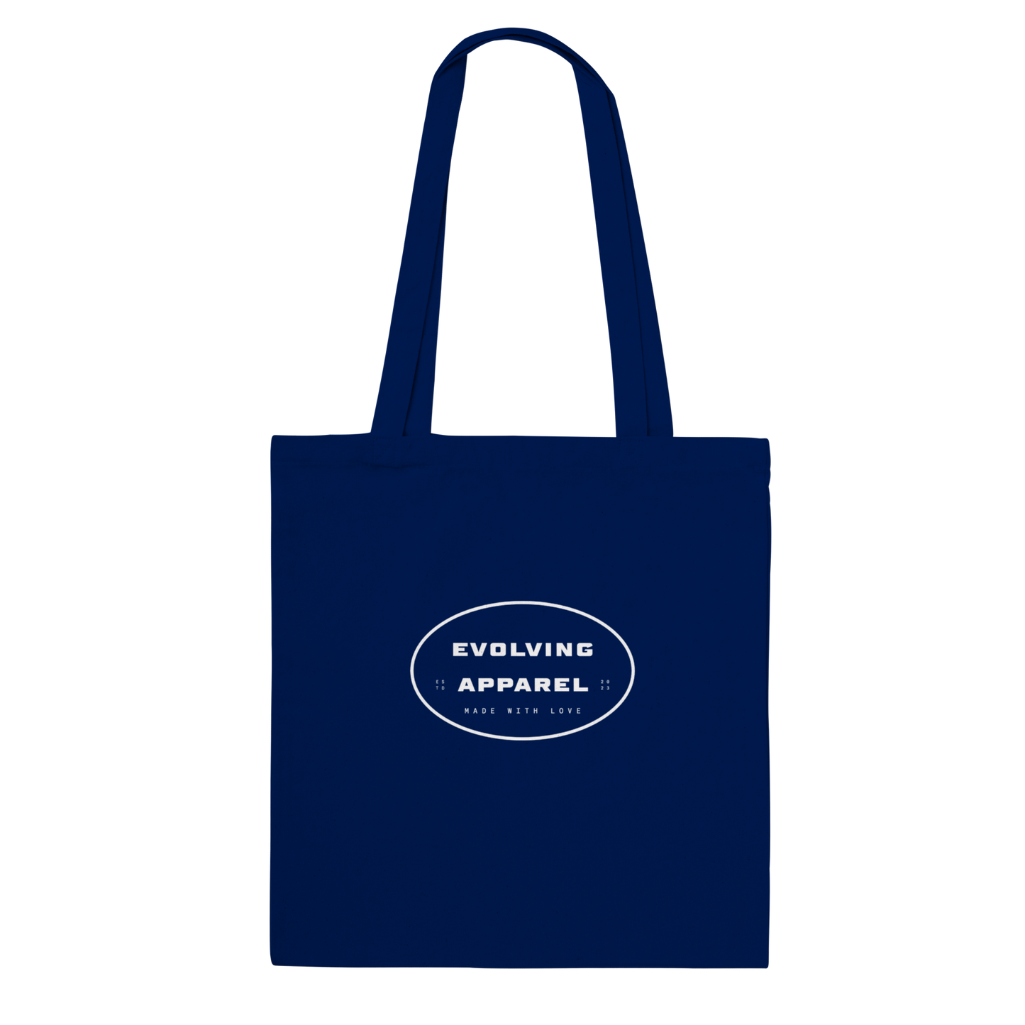 Evolving Made with love Bag Navy Blue