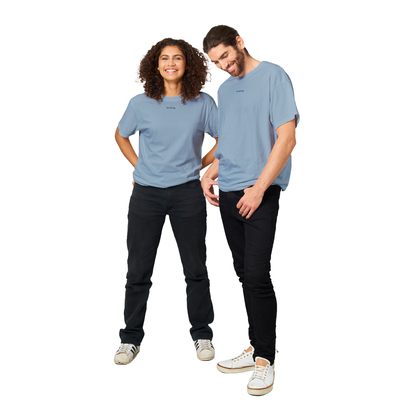 Evolving T-shirt Light Blue