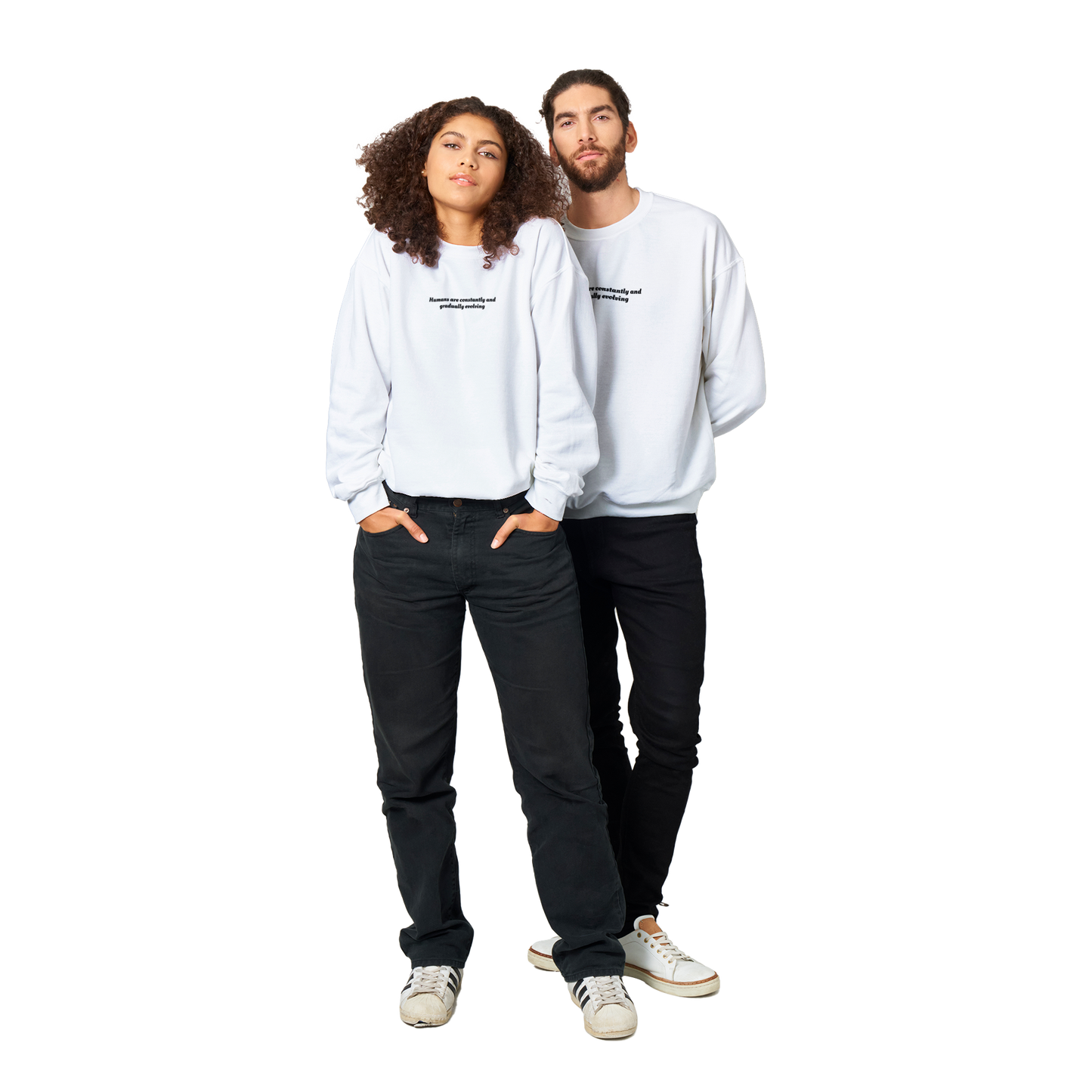 Human Sweatshirt White