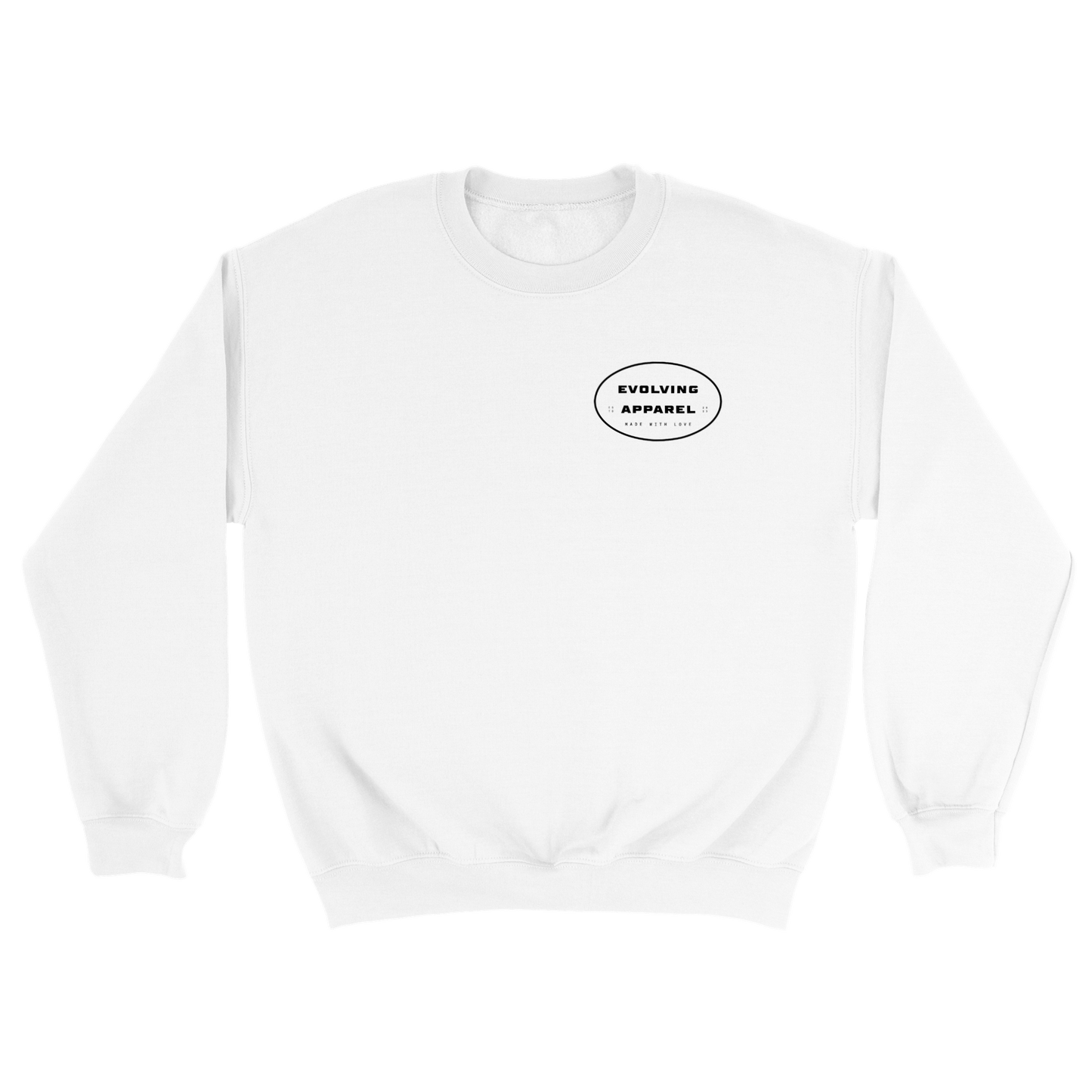 Evolving Made with love Sweatshirt White