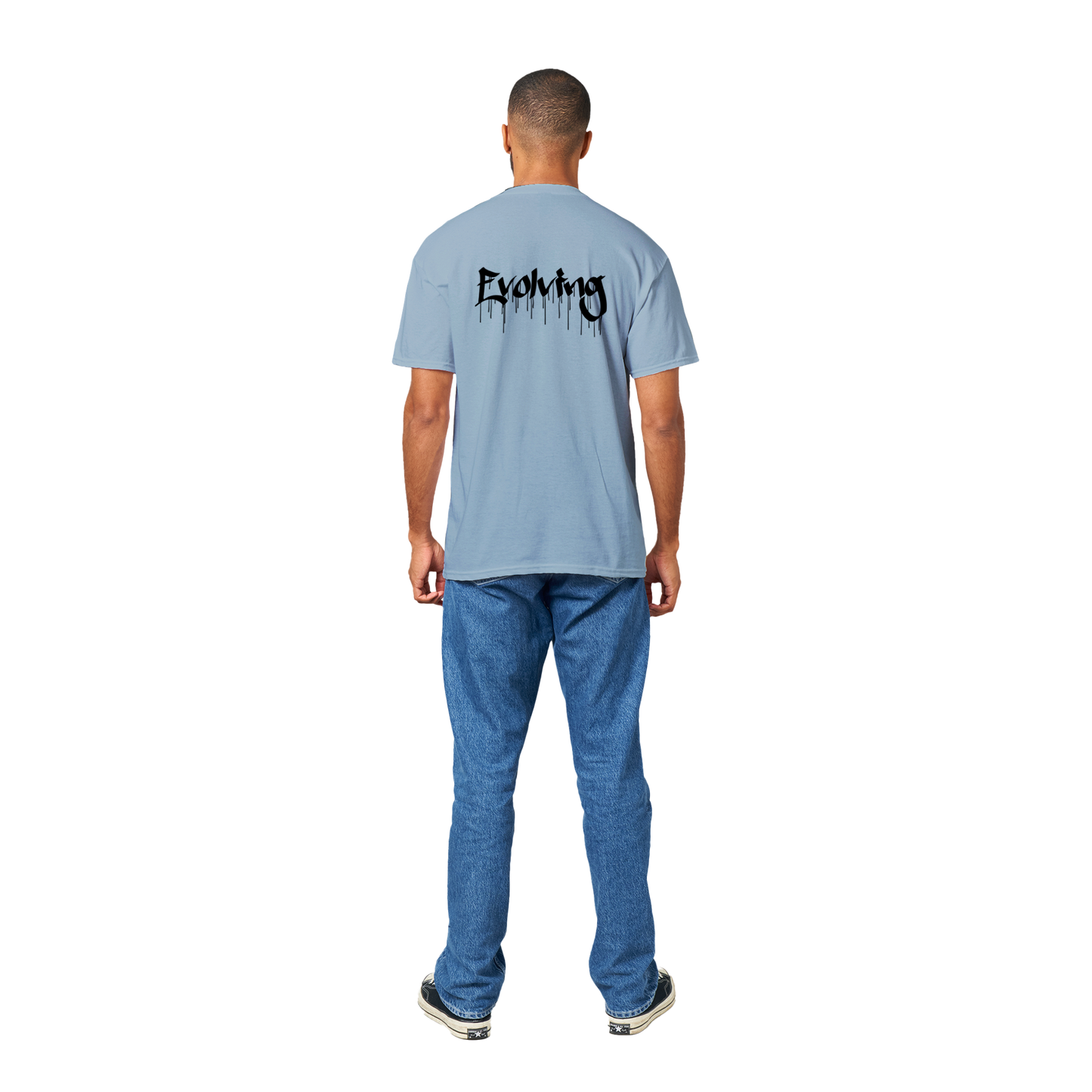 Drippy Evolving T-shirt Light Blue