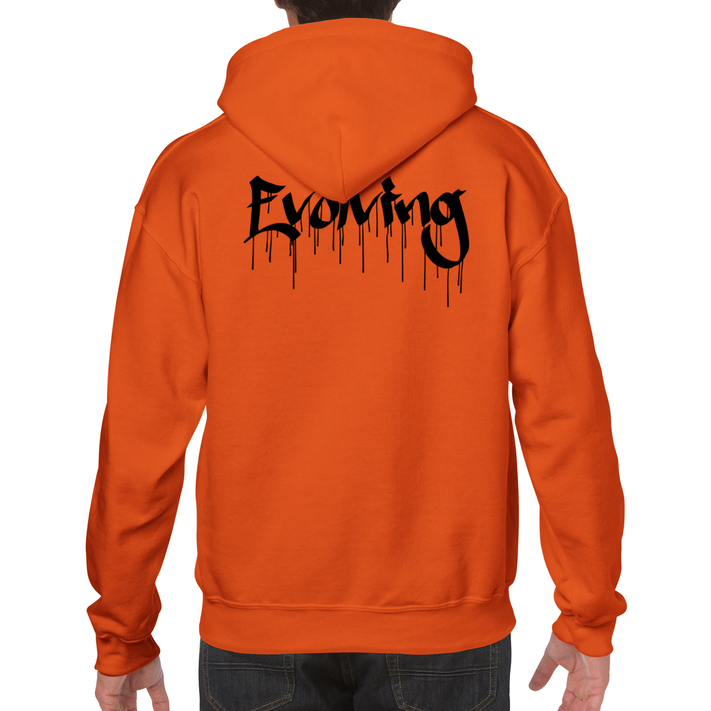 Drippy Evolving Hoodie Orange