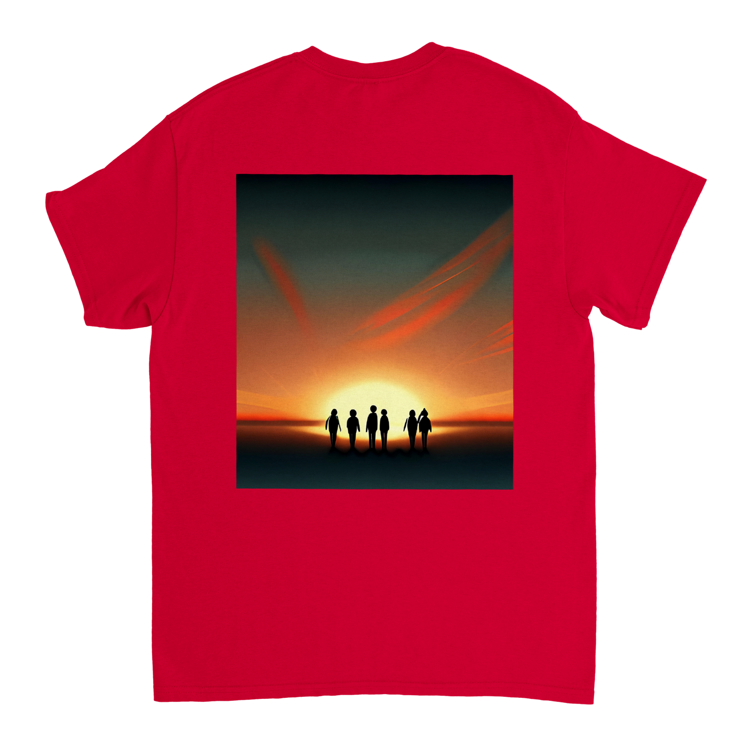 Sunset Horizon T-shirt Red