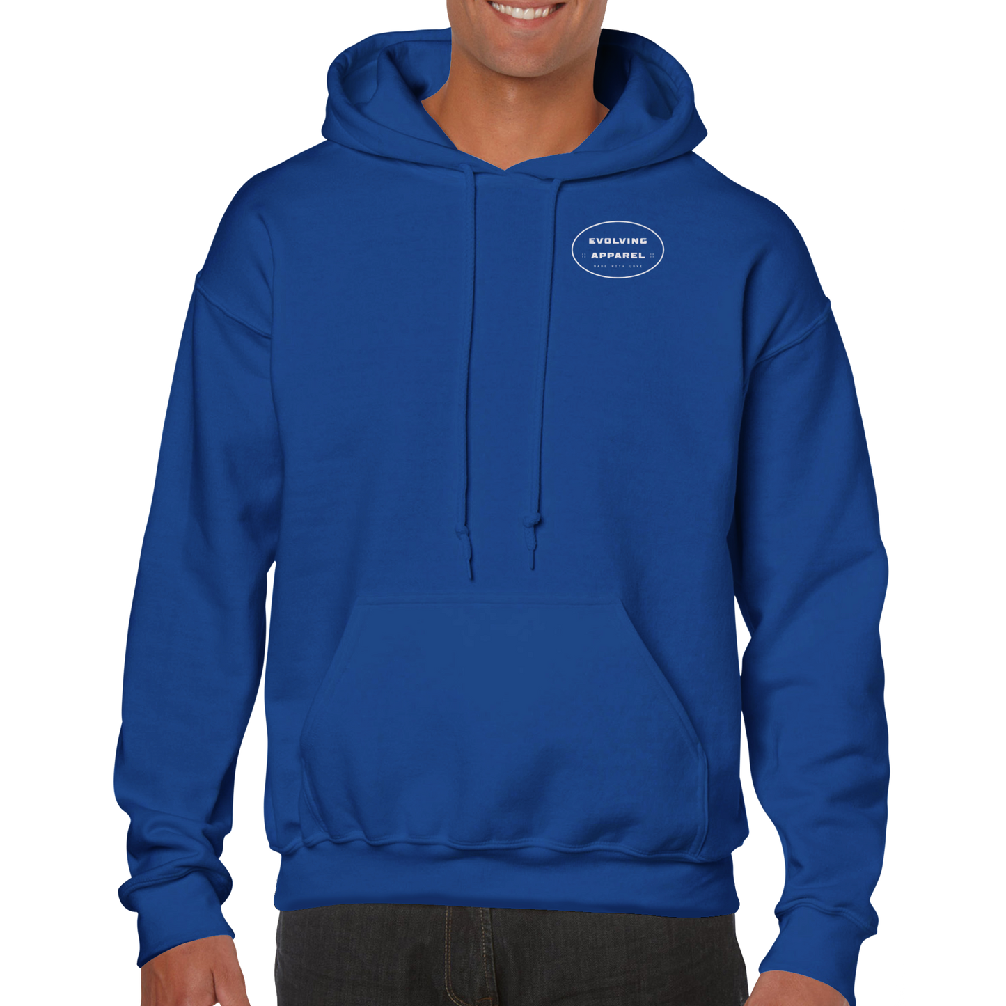 Evolving Made with love Hoodie Navy Blue