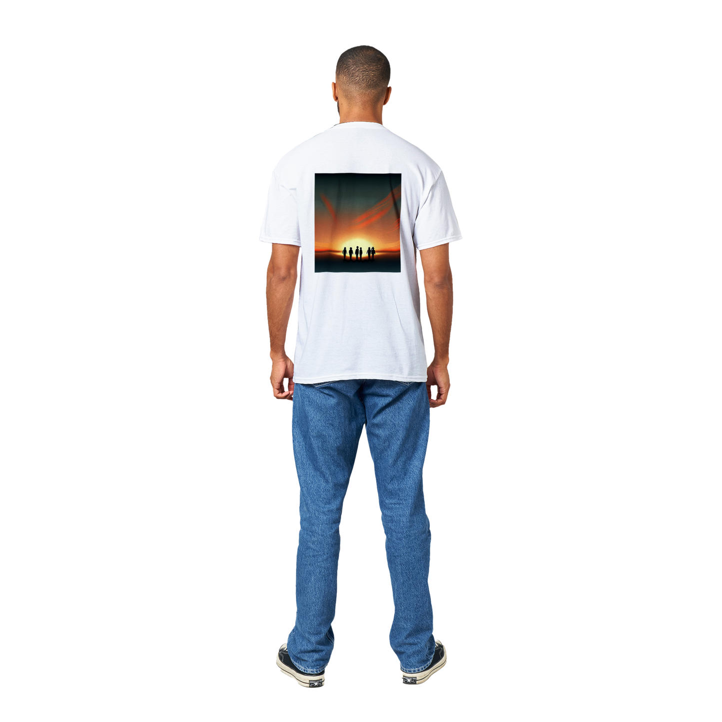 Sunset Horizon T-shirt White