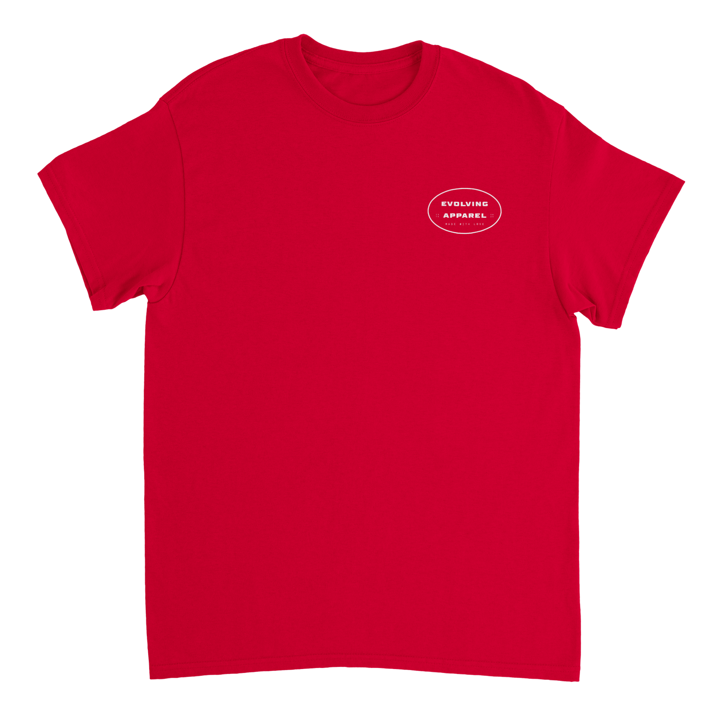 Evolving Made with love T-shirt Red