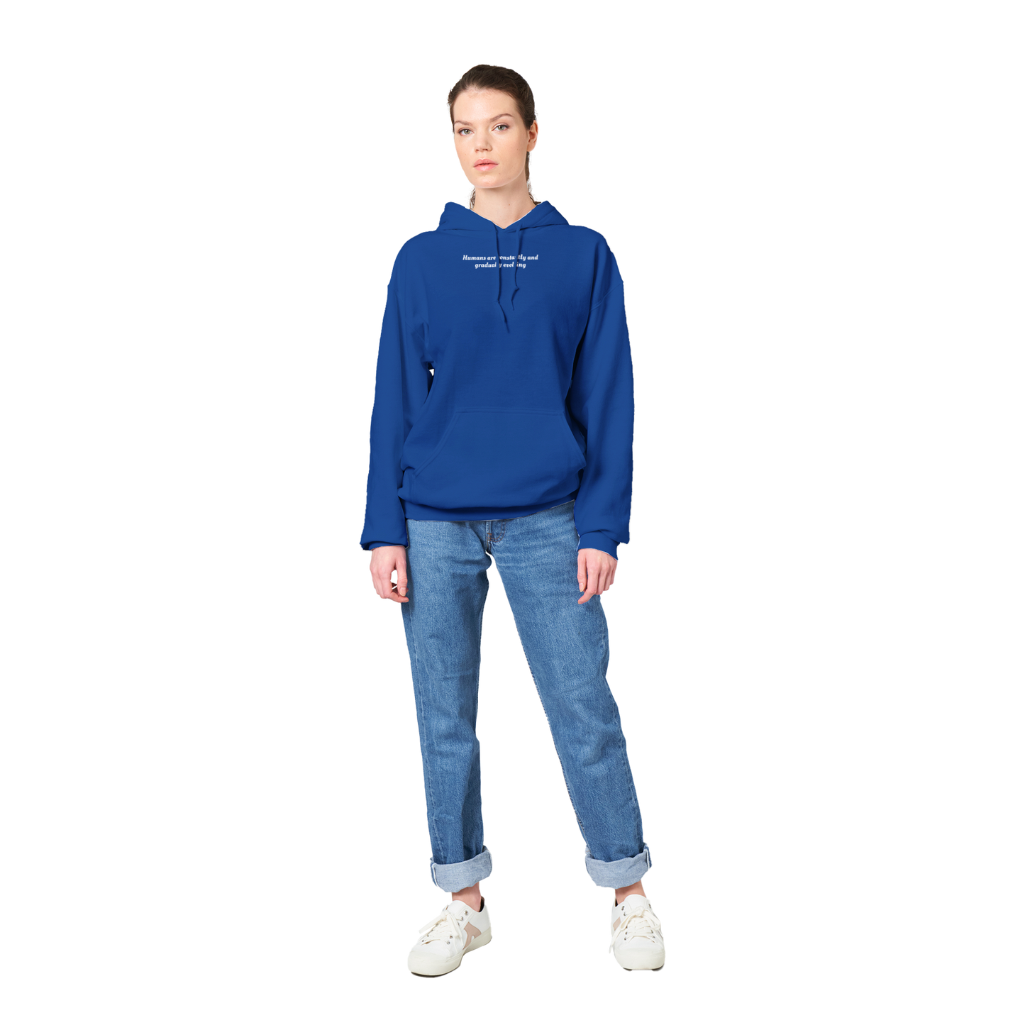 Human Hoodie Navy Blue