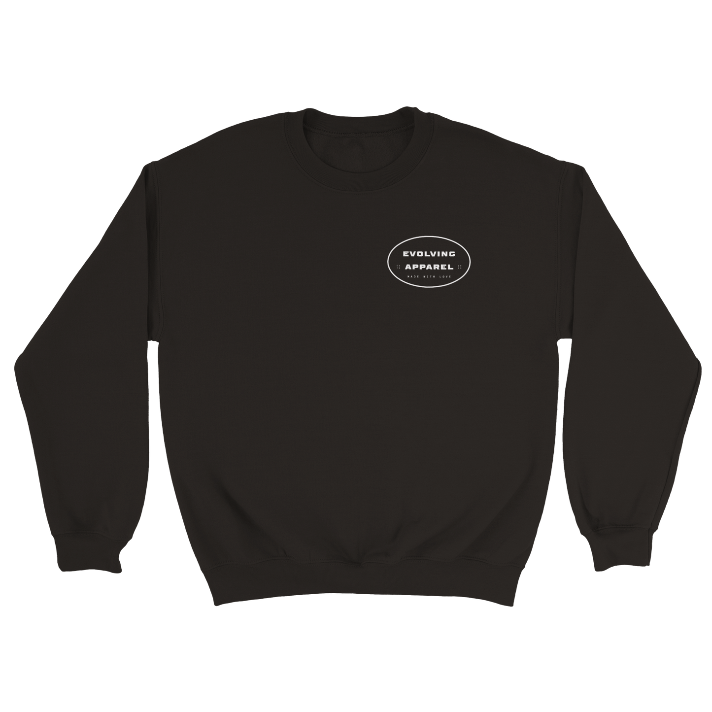 Evolving Made with love Sweatshirt Black
