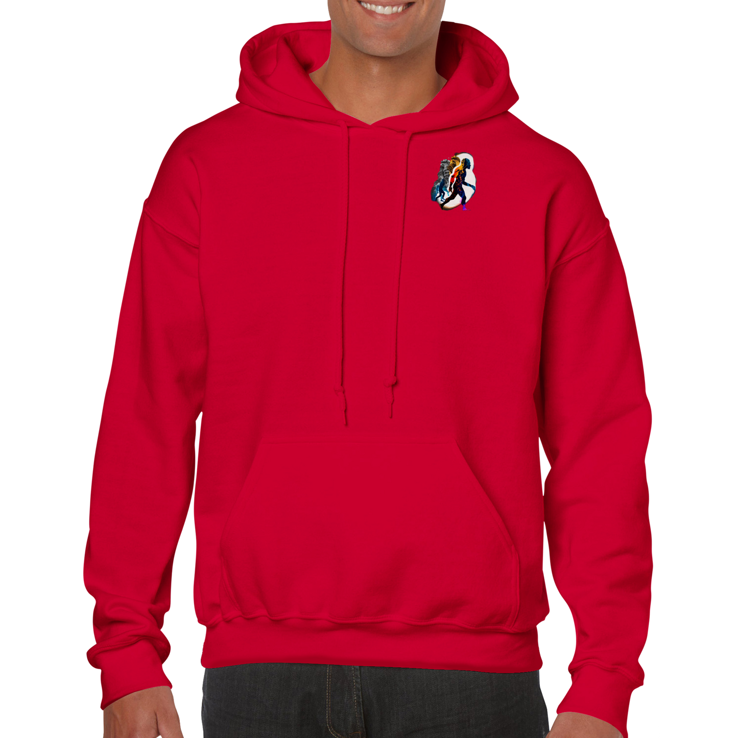 Evolving Ape Hoodie Red