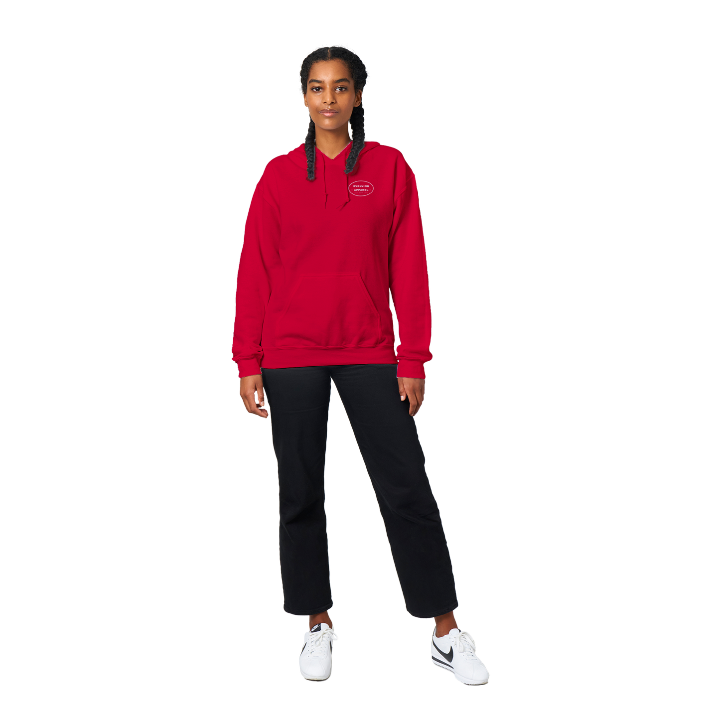 Evolving Made with love Hoodie Red