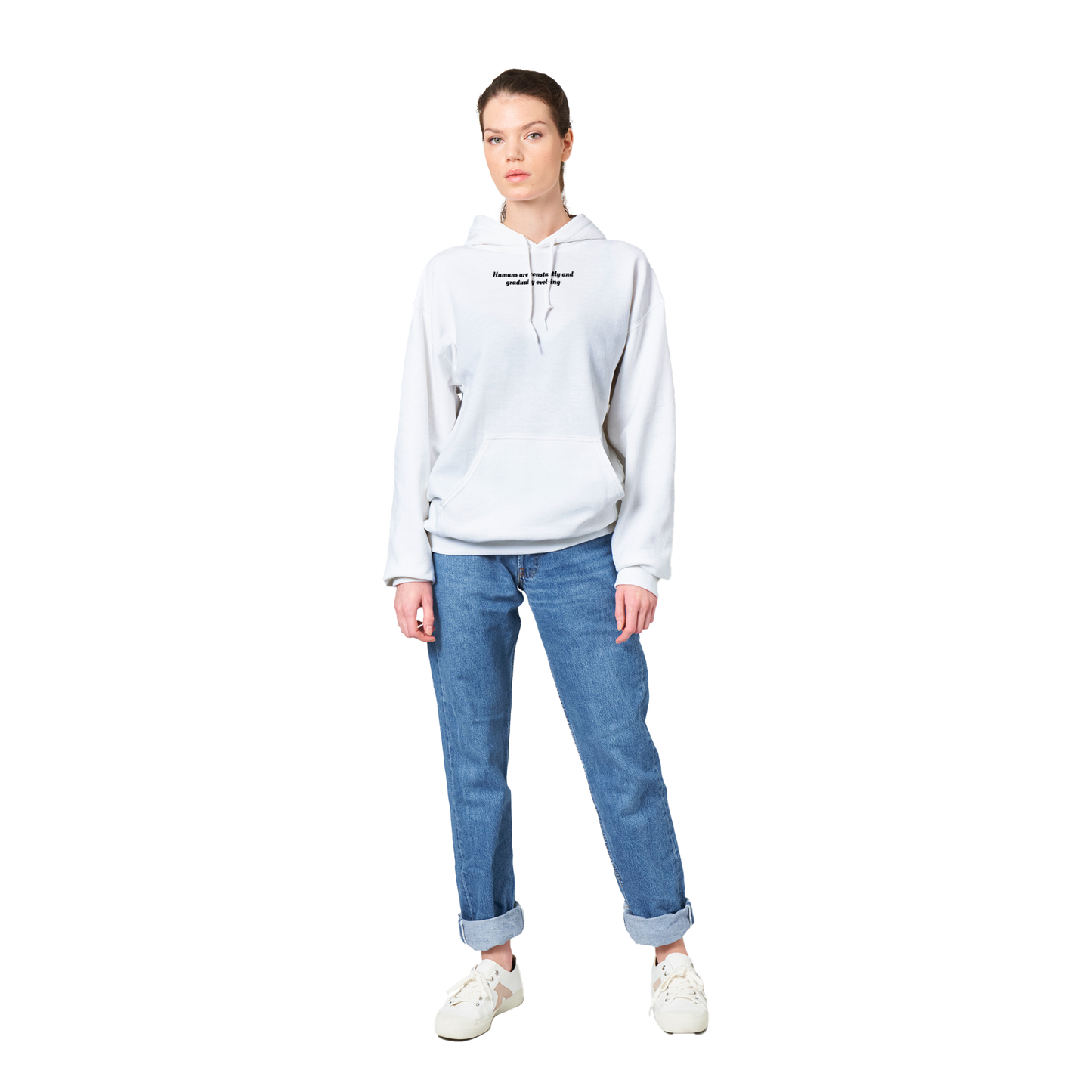 Human Hoodie White