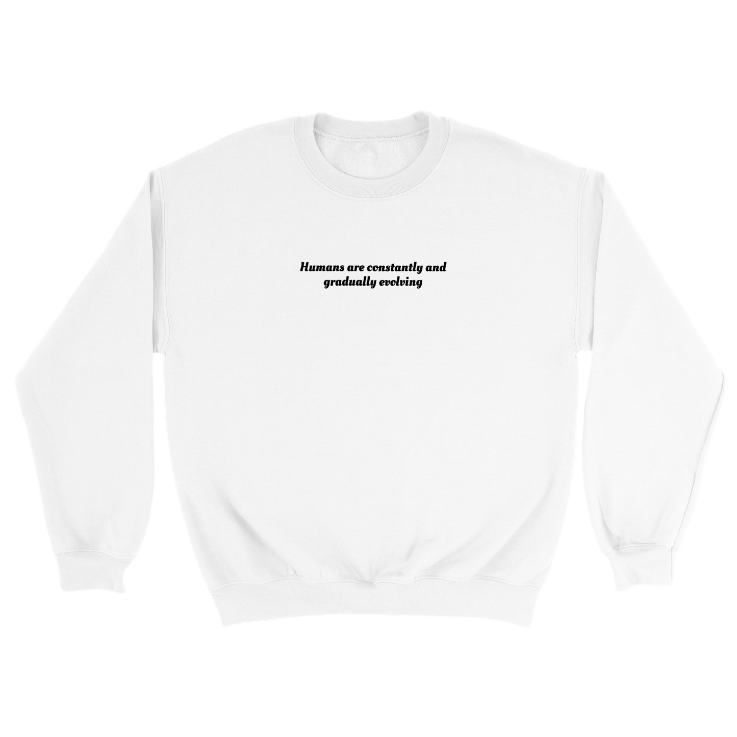 Human Sweatshirt White