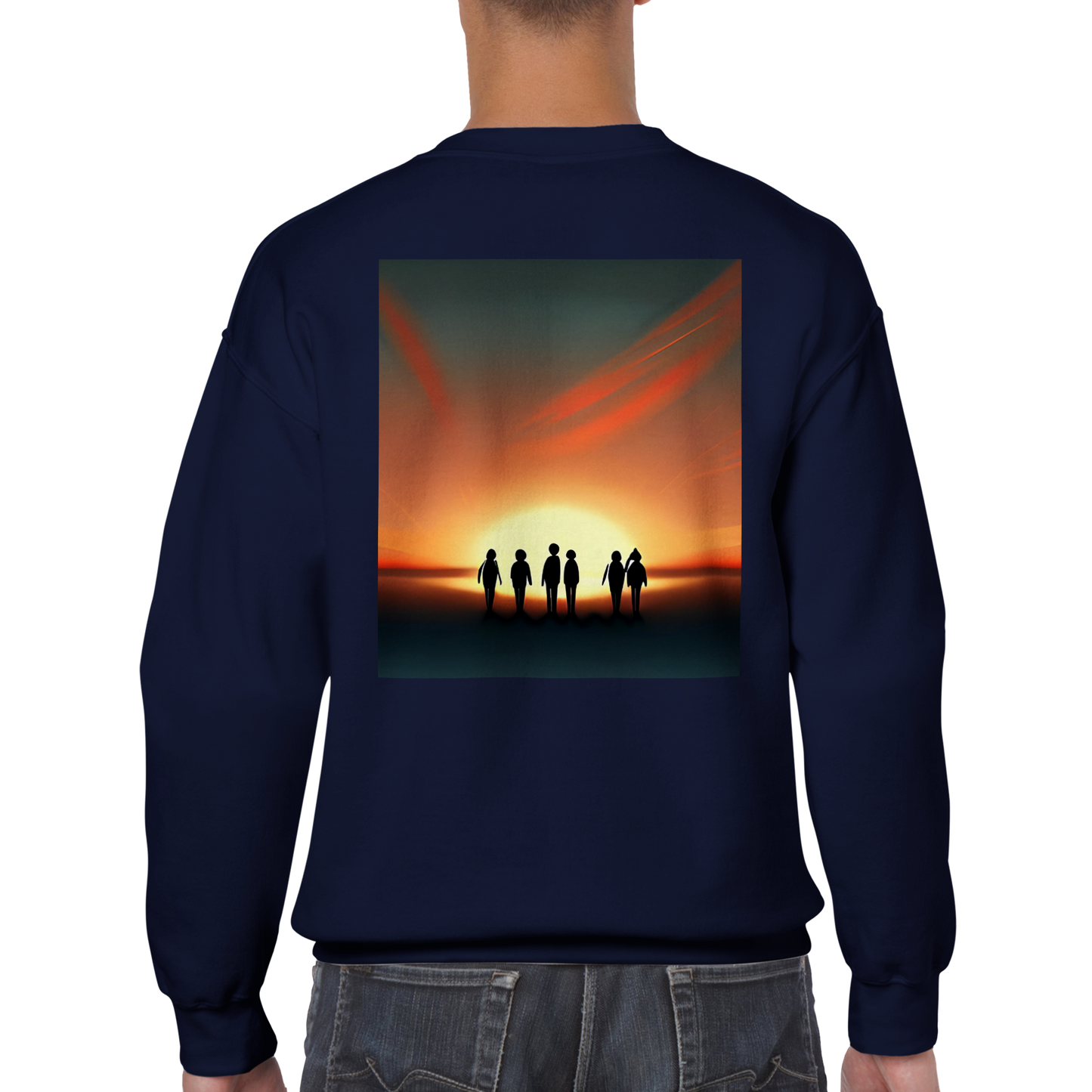 Sunset Horizon Sweatshirt Navy Blue