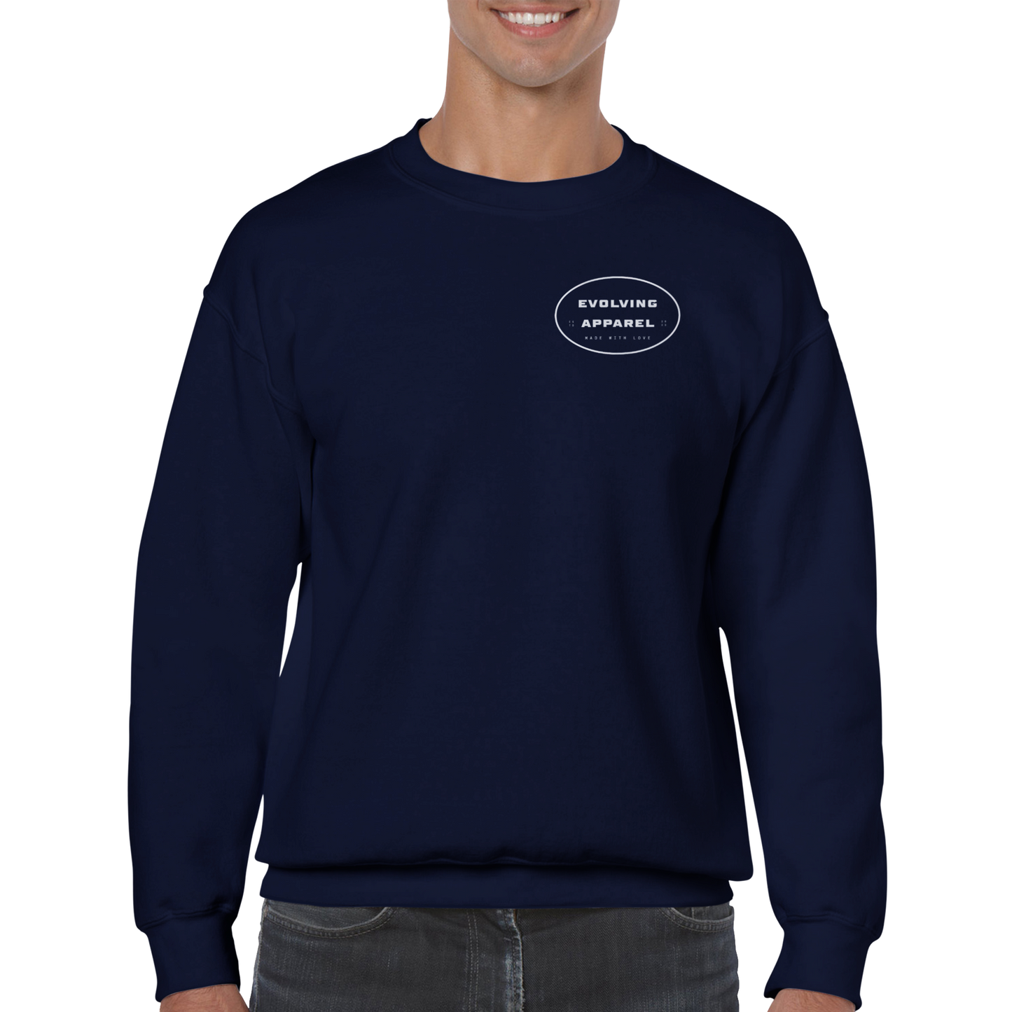 Evolving Made with love Sweatshirt Navy Blue
