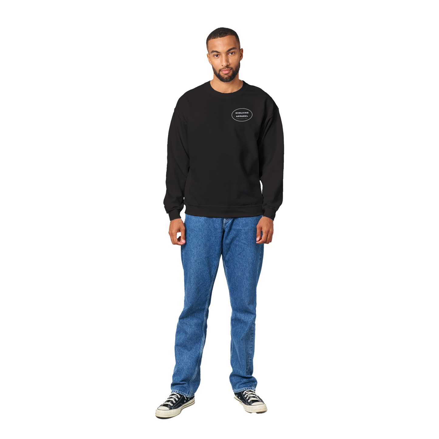 Evolving Made with love Sweatshirt Black
