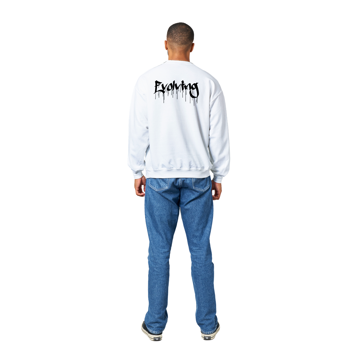 Drippy Evolving Sweatshirt White