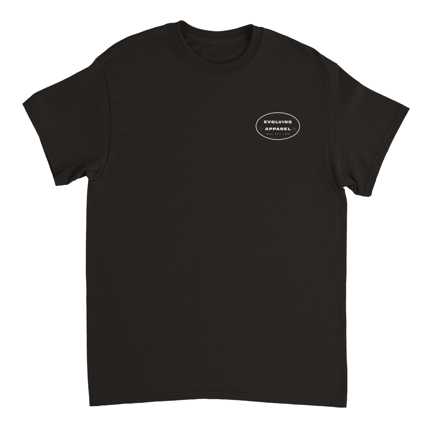 Evolving Made with love T-shirt Black