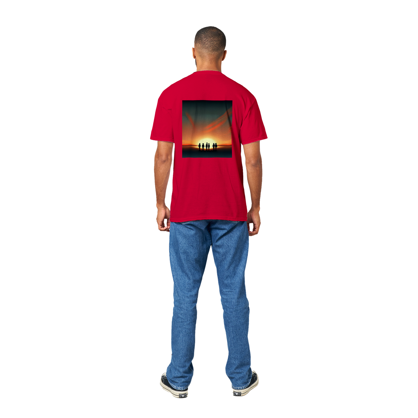 Sunset Horizon T-shirt Red