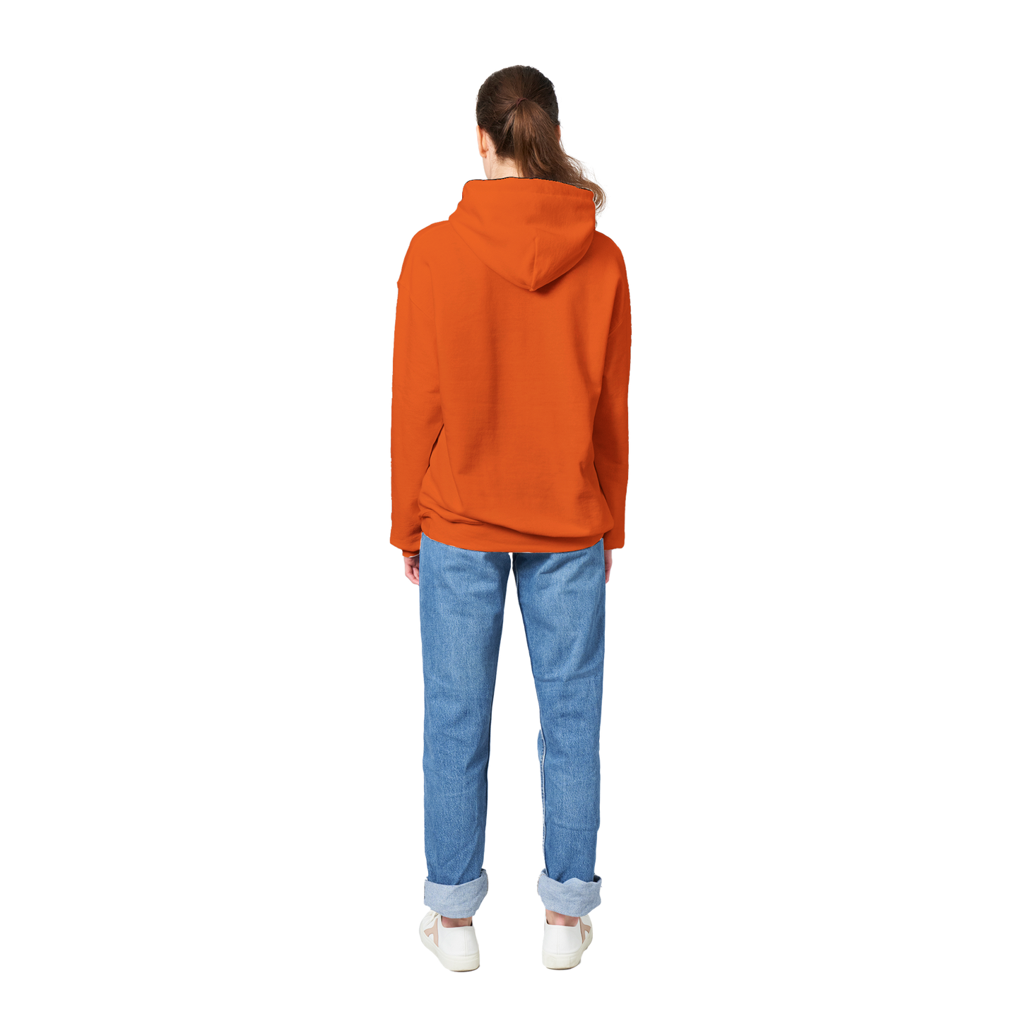 Human Hoodie Orange