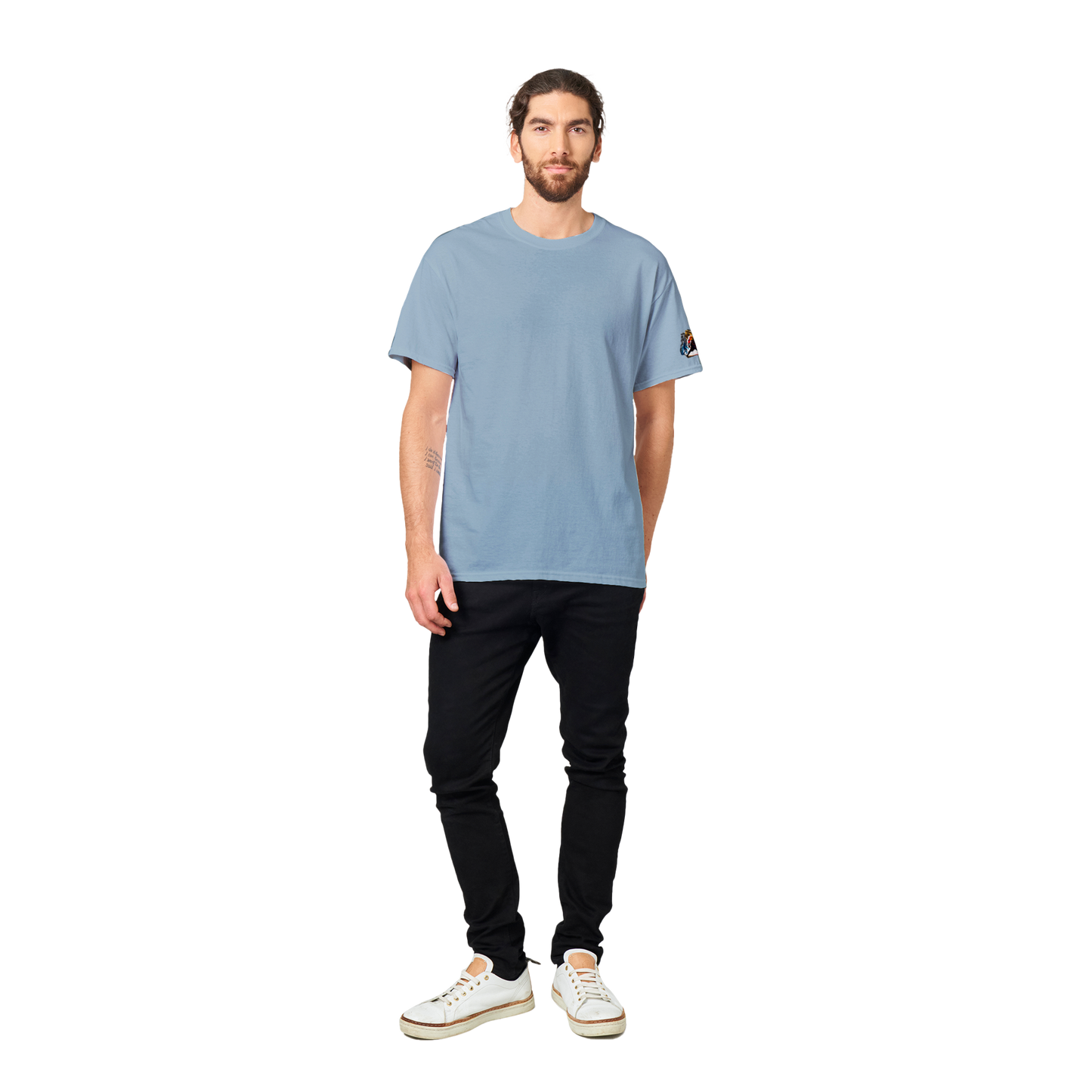Evolving Ape T-shirt Light Blue