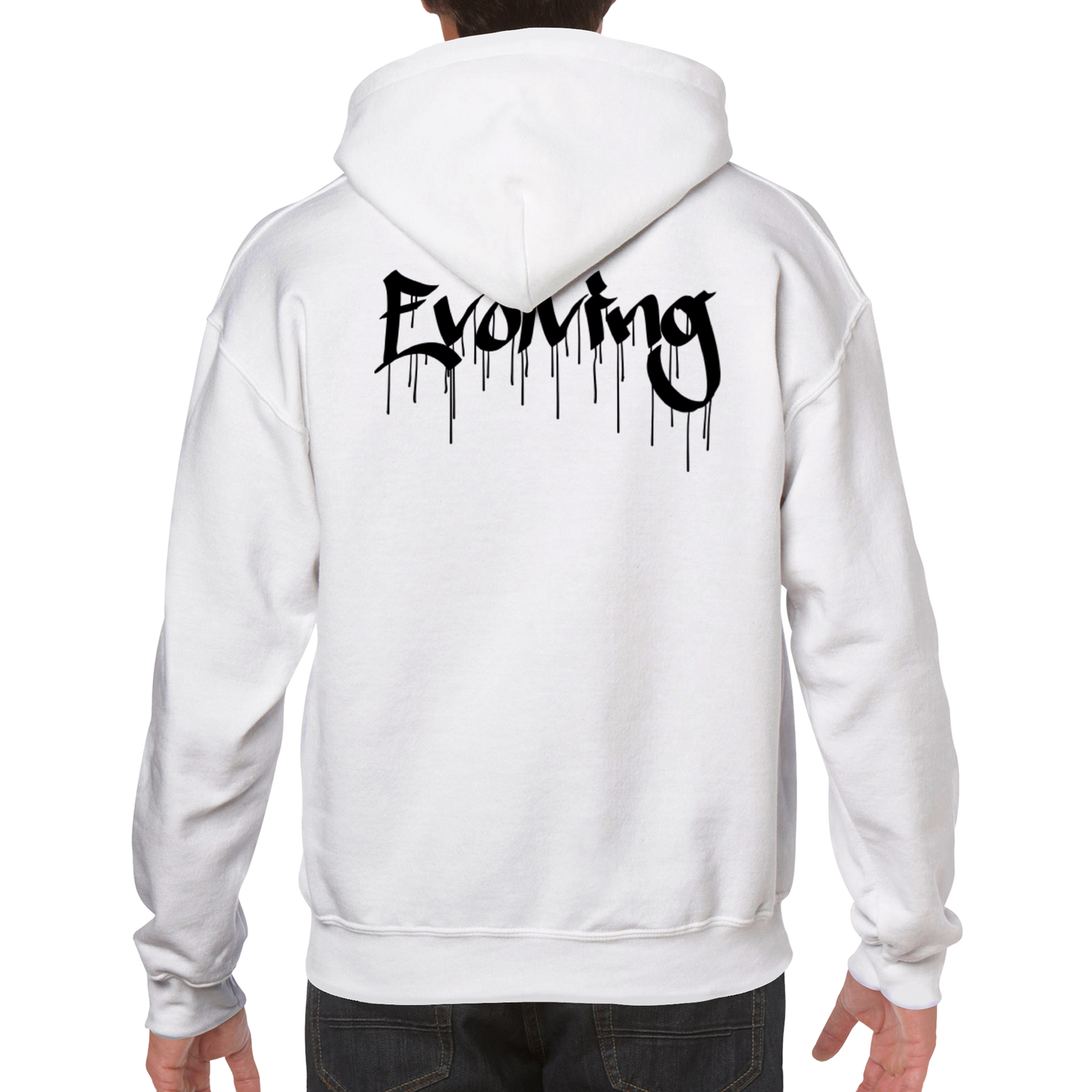 Drippy Evolving Hoodie White