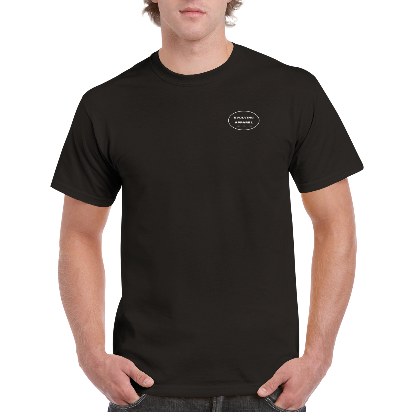 Evolving Made with love T-shirt Black