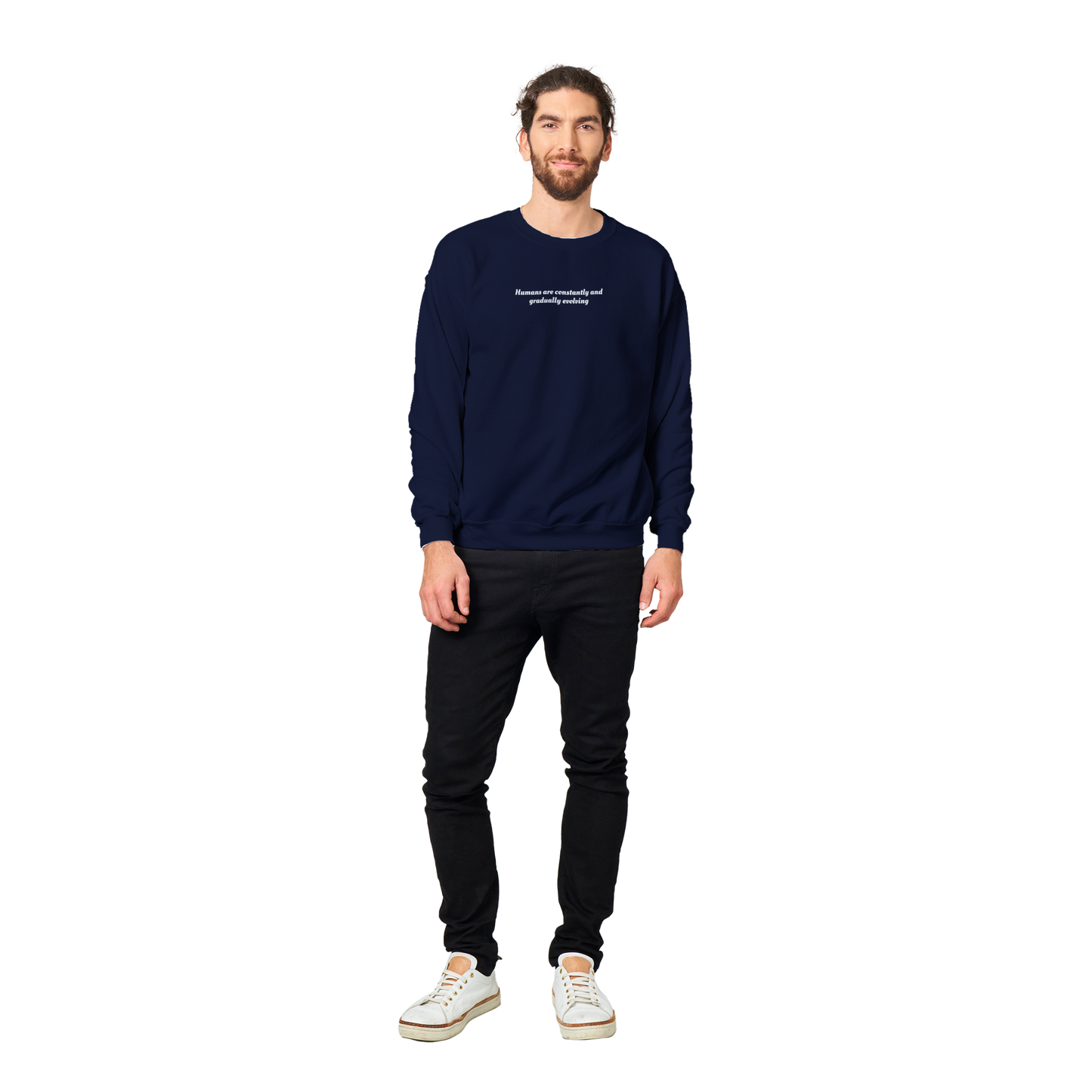 Human Sweatshirt Navy Blue