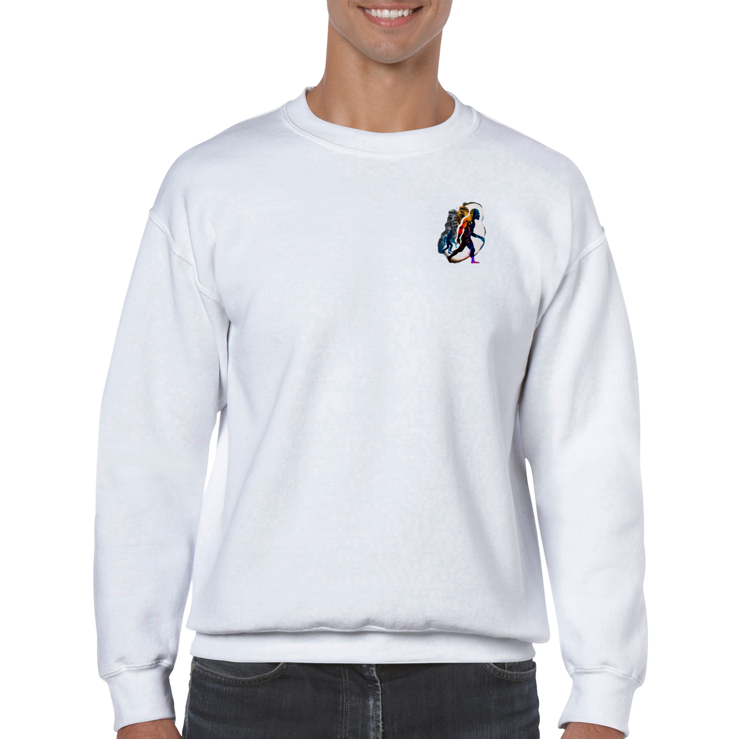 Evolving Ape Sweatshirt White