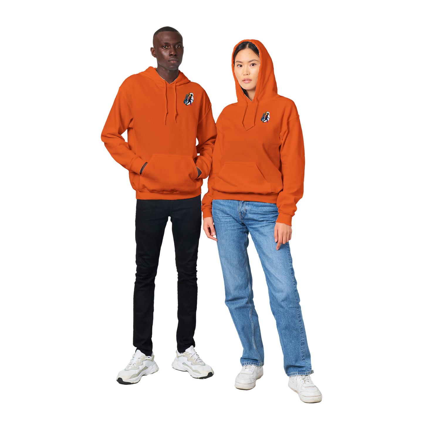 Evolving Ape Hoodie Orange