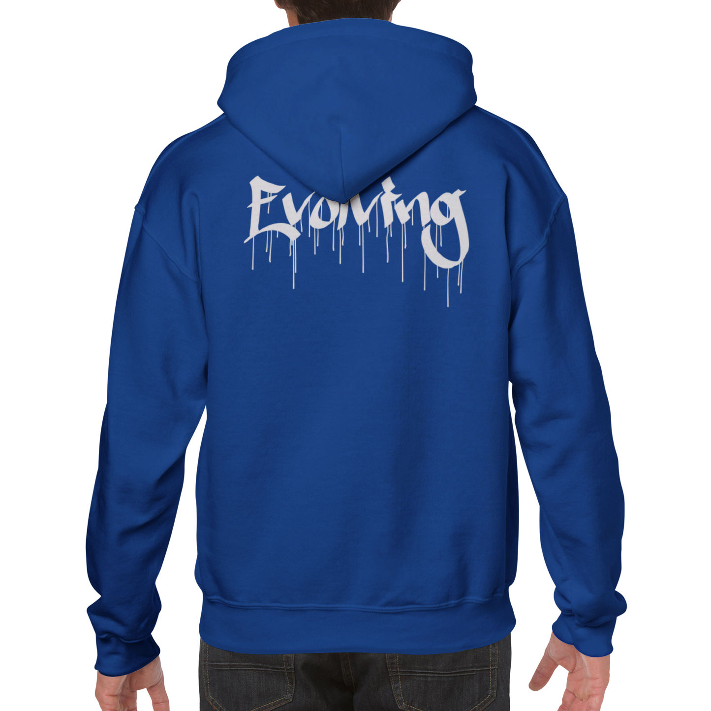 Drippy Evolving Hoodie Navy Blue