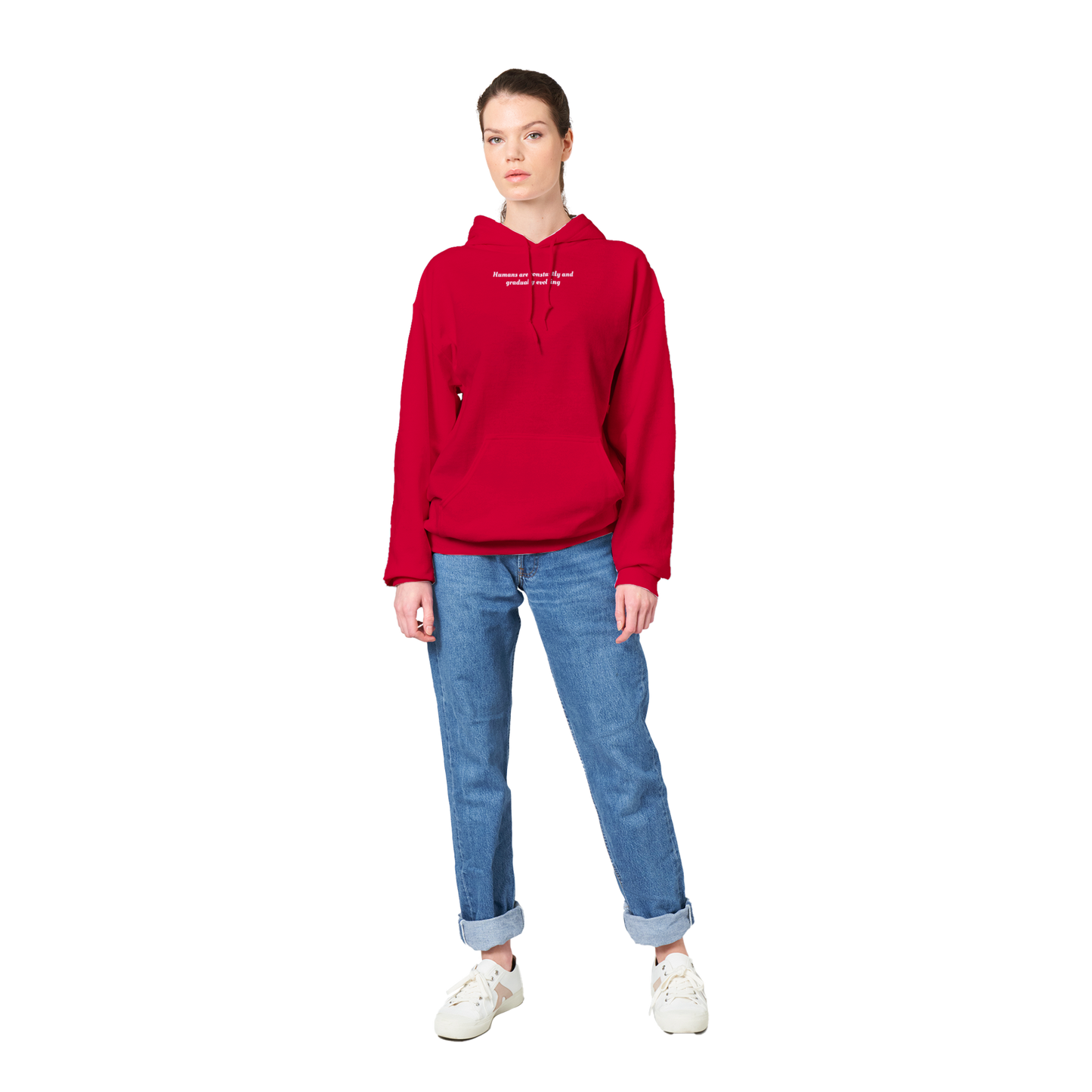 Human Hoodie Red