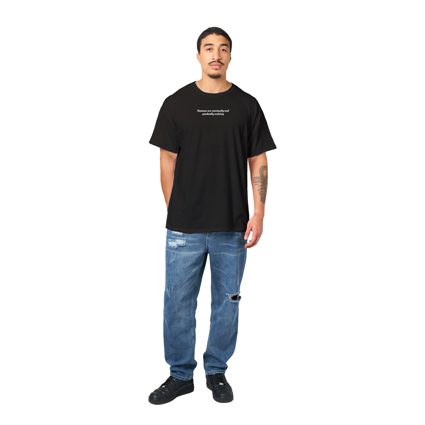 Human T-shirt Black