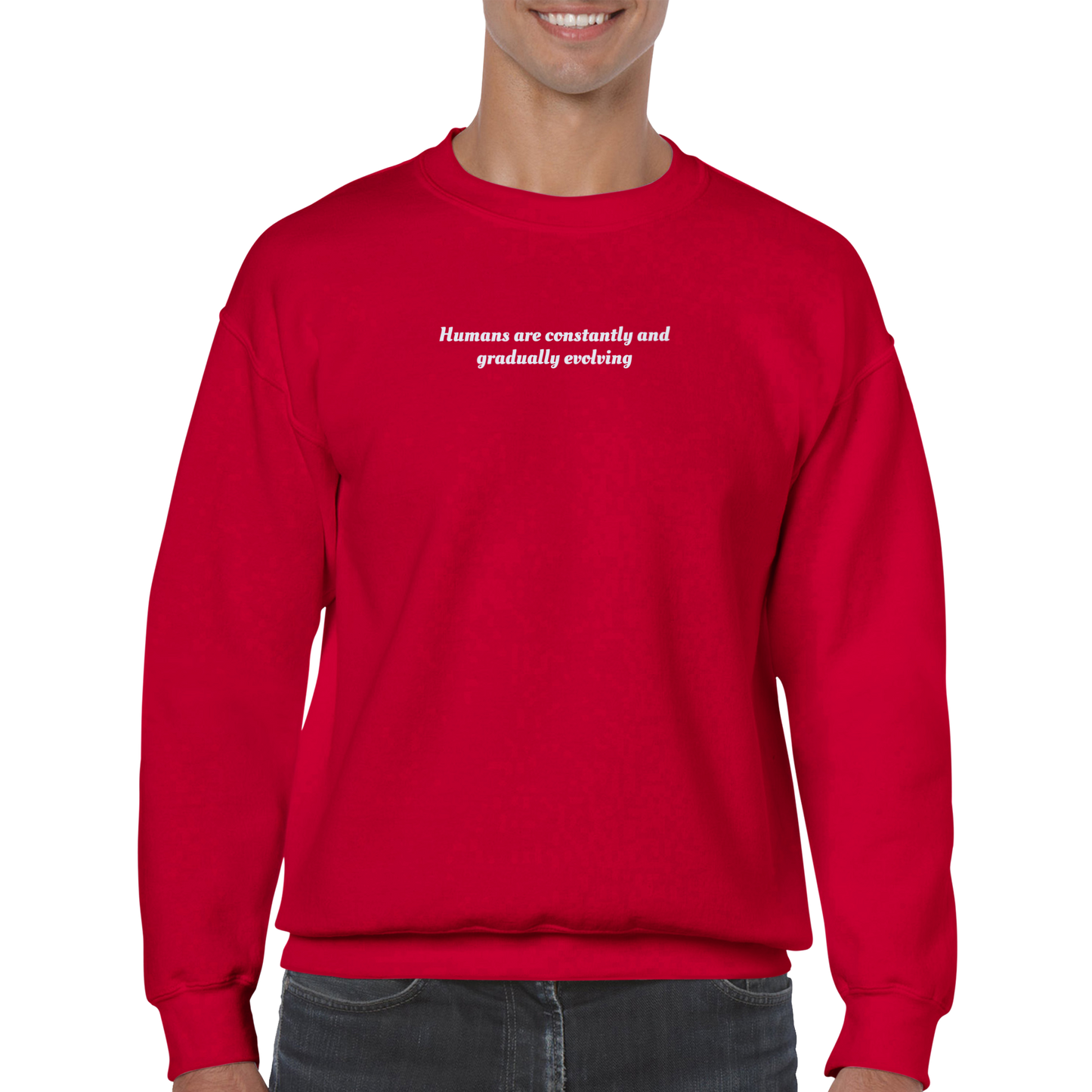 Human Sweatshirt Red