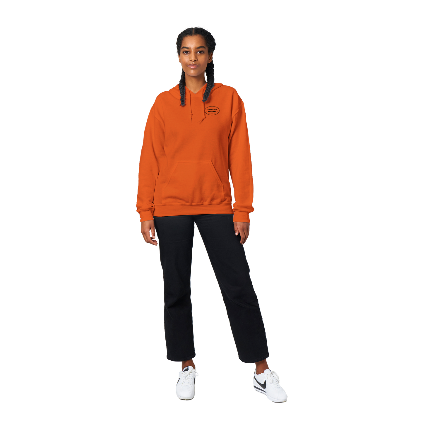Evolving Made with love Hoodie Orange
