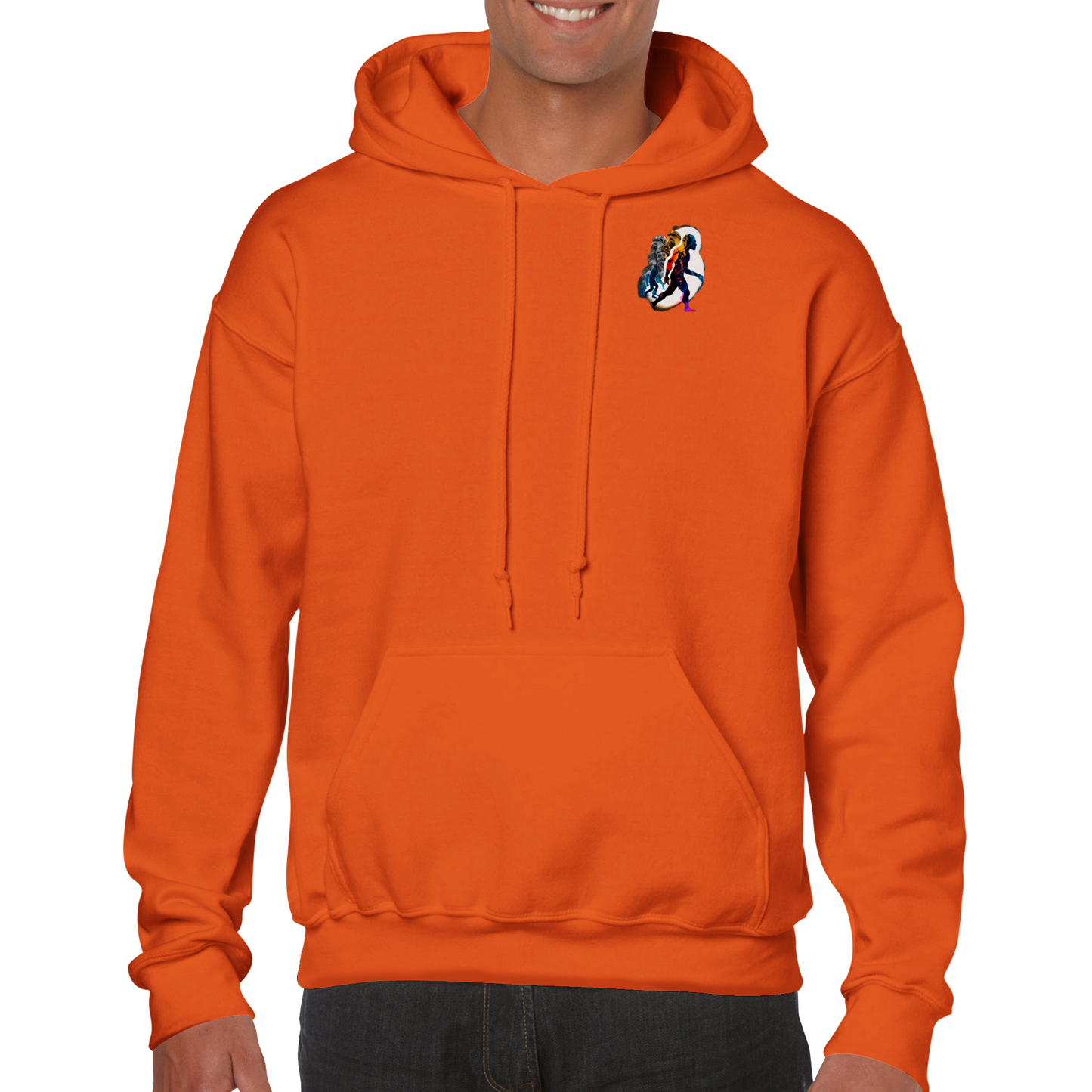 Evolving Ape Hoodie Orange
