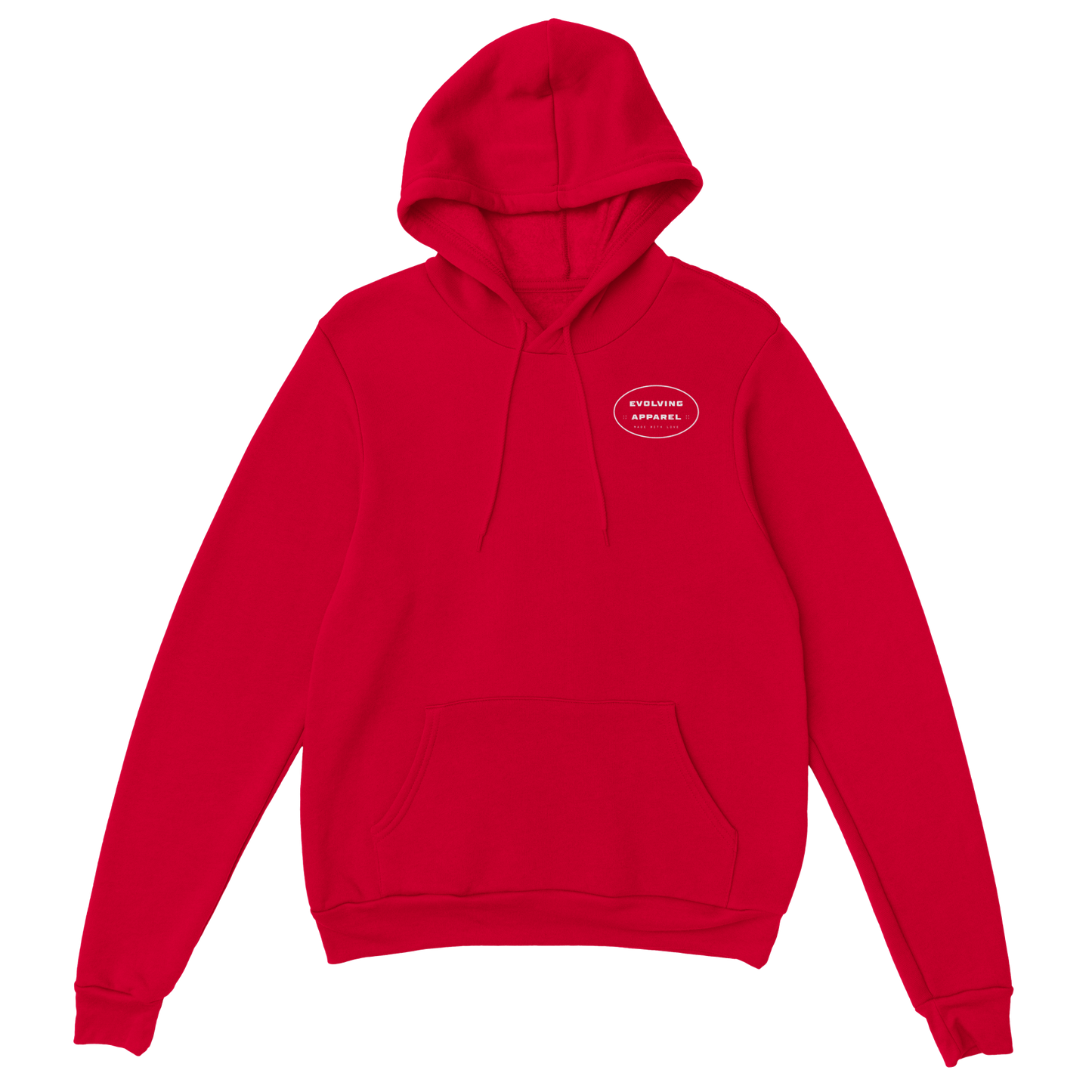 Evolving Made with love Hoodie Red