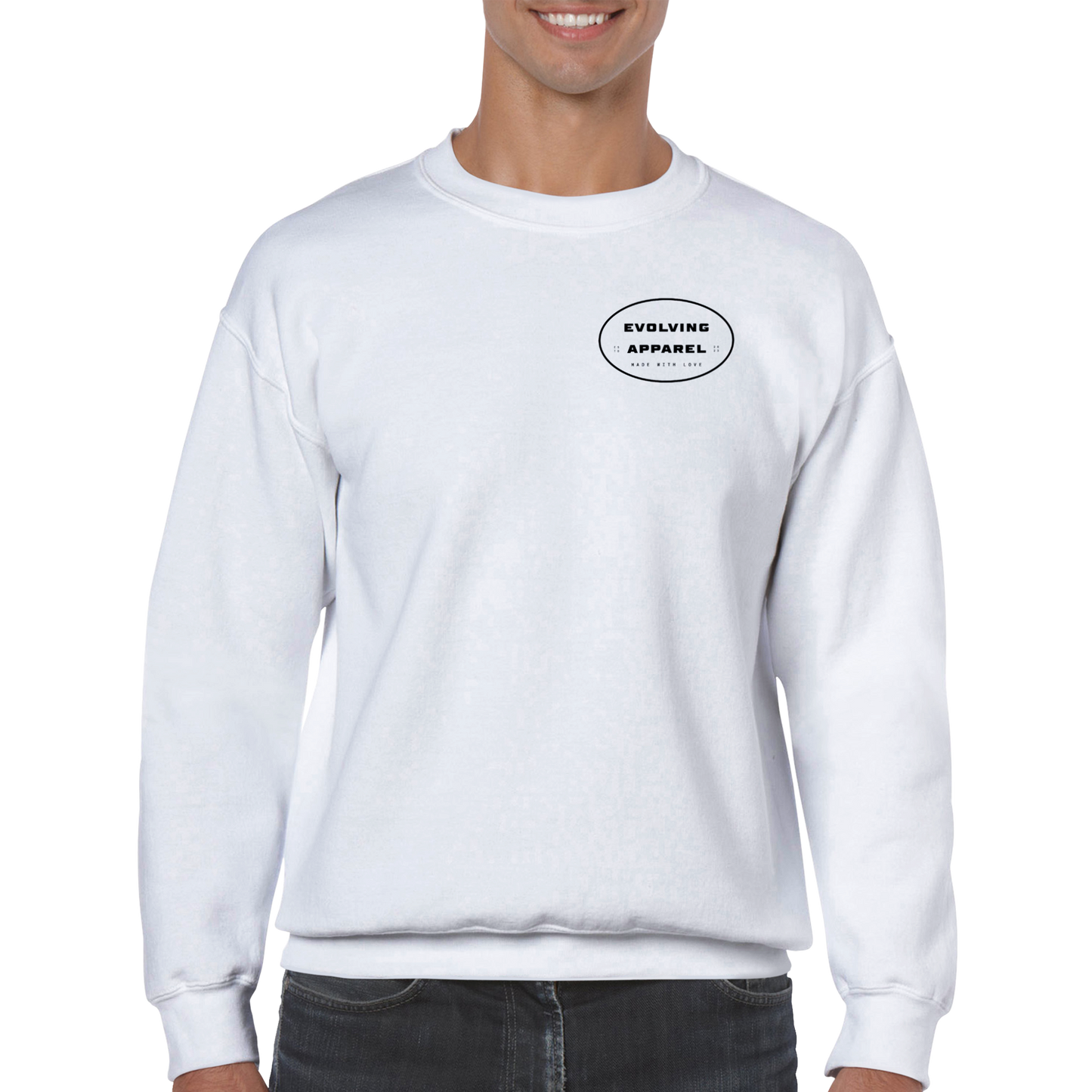 Evolving Made with love Sweatshirt White